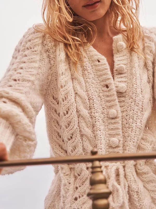 Pulover cardigan